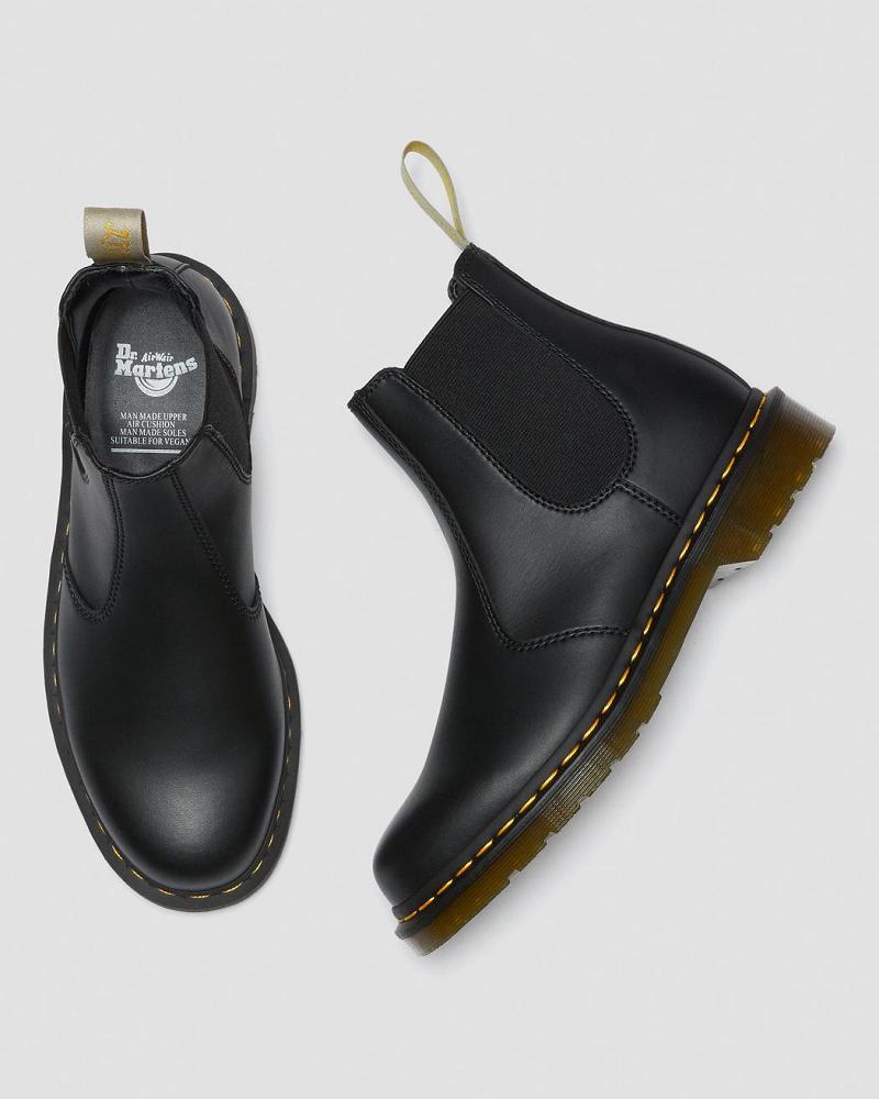 Men's Dr Martens Vegan 2976 Felix Chelsea Boots Black | AU 497PJJ